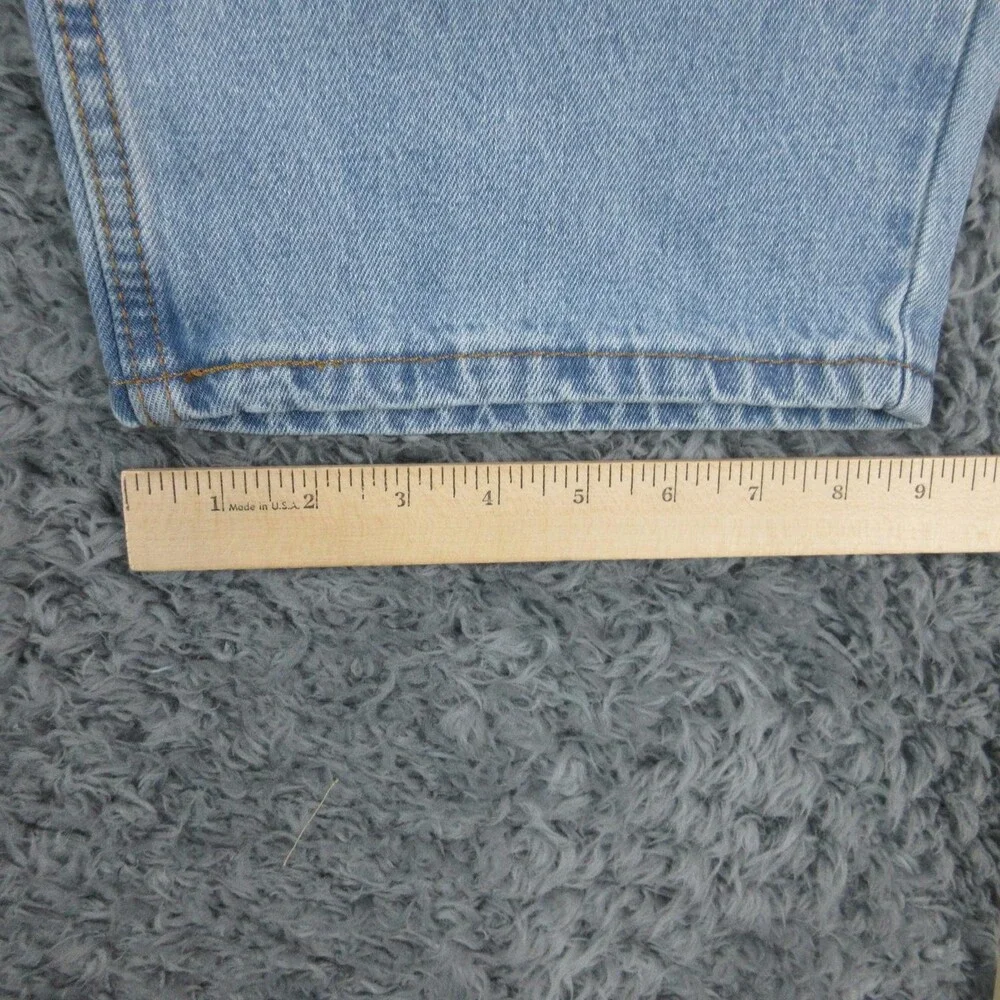 Levis 550 Jeans Mens 42x30 Light Wash Relaxed Fit Tapered Leg Denim 41x29.5* NWT